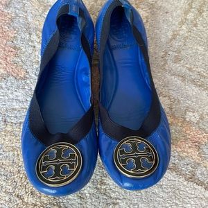 Tory Burch blue ballet flats - size 5